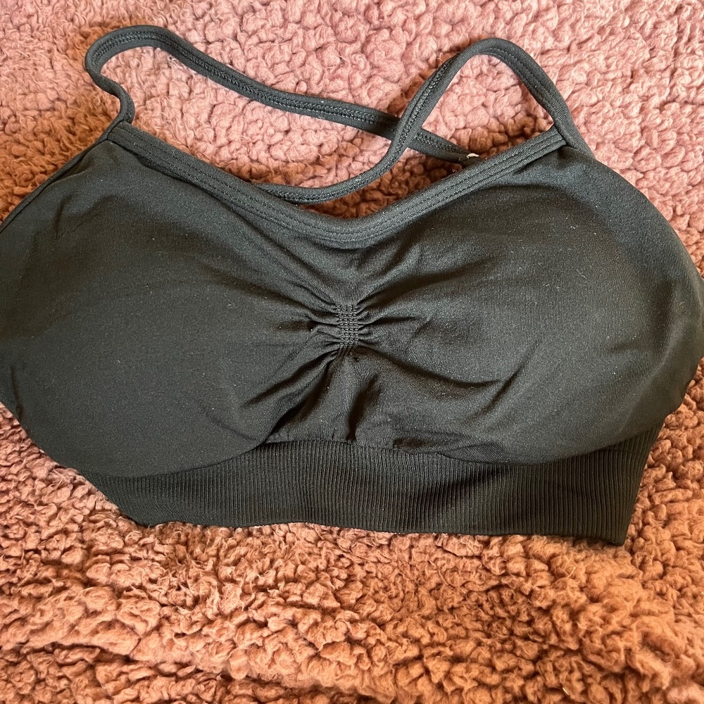 Calia XS black padded bralette
